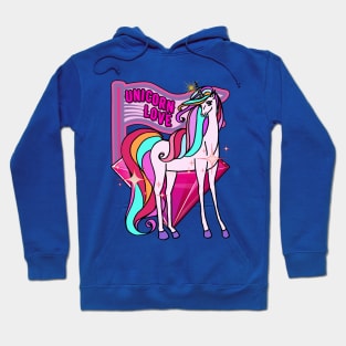 Unicorn Love - Rainbow Unicorn Hoodie